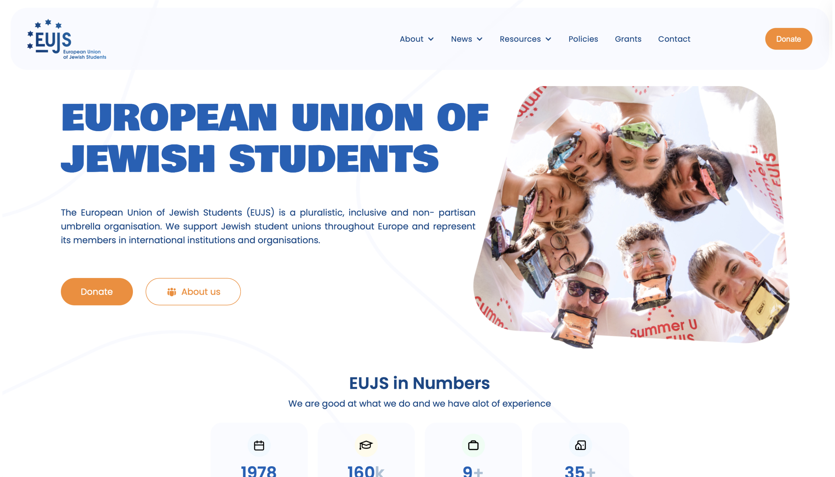 EUJS Website my work project